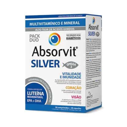 Absorvit Silver 30 Cápsulas + 30 Comprimidos