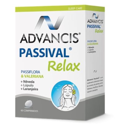 Advancis Passival Relax 60 comprimidos, é um suplemento alimentar. Com a finalidade de garantir dias mais calmos e sem ansiedade.