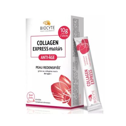 Biocyte Collagen Express 10 Saquetas é formulado com uma alta concentração de colagénio (10 gramas) para ajudar a suavizar a pele
