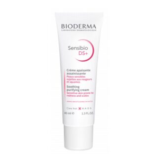 Bioderma Sensibio DS+ Creme Tubo 40ml, cuidado calmante anti-vermelhidão e anti-escamas