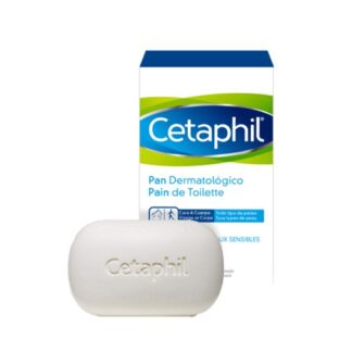 Cetaphil Sabonete Dermatológico 127gr, limpa sem irritar ou secar a pele, deixando-a suave e hidratada. Indicado para pele sensível e seca.