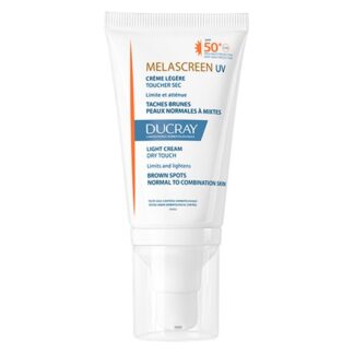 Ducray Melascreen Creme Spf 50+ Ligeiro 40ml, Fotoprotetor eficaz sobre as manchas pigmentares e o fotoenvelhecimento, para pele normal a mista
