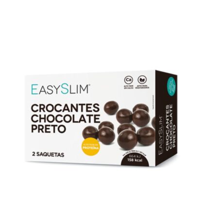 Easyslim Bolas Crocantes Chocolate Negro 2 Unidades