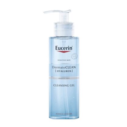 Eucerin DermatoCLEAN Gel de Limpeza Refrescante 200ml, este gel suave e eficaz remove a maquilhagem e permite que a pele respire melhor.