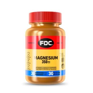 FDC Magnesium 350mg 30 Comprimidos, o magnésio é um mineral essencial ao funcionamento do organismo. Está envolvido em mais de 300 reações bioquímicas, desempenhando um papel na produção de energia, na glicólise e na manutenção de ossos normais