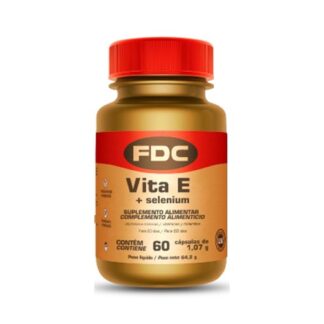 DC Vitamina E 300mg + Selénio 50mcg 60 Cápsulas, vitamina E é uma vitamina lipossolúvel com um forte poder antioxidante, cuja função principal é a proteção das células contra as oxidações indesejáveis