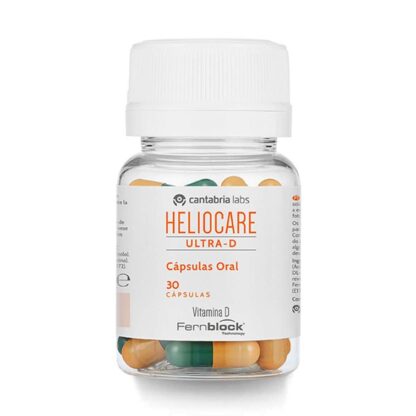 Heliocare Ultra D 30 Cápsulas, suplemento alimentar formulado com extratos de plantas, Vitamina D e antioxidantes naturais,
