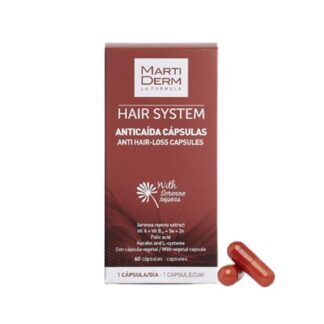 Martiderm Hair System 3gf Anti-Queda Cabelo 60 Cápsulas