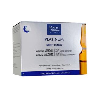 Martiderm Platinum Night Renew 10 Ampolas - Pharma Scalabis