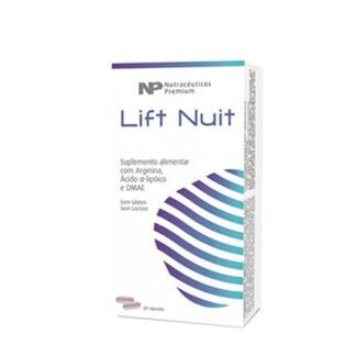 Lift Nuit 60 Cápsulas graças a presença de Zinco contribui para a manutenção de uma pele normal.