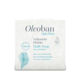Oleoban Sabonete Diário 100gr, é o produto indicado na higiene e hidratação diária da pele seca de adultos e crianças (com idade superior a 3 anos)