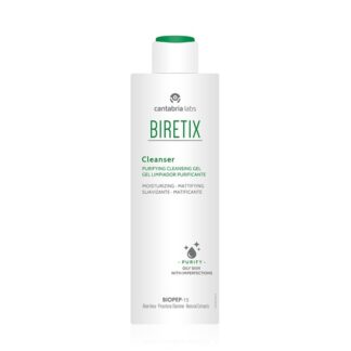 Biretix Cleanser Gel de Limpeza Purificante 200ml, gel de limpeza suave que limpa em profundidade a pele oleosa e com tendência acneica,