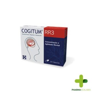 Cogitum RR3 30 cápsulas a otimização da interação entre as diferentes substâncias contribui para a manutenção da concentração e da agilidade mental.