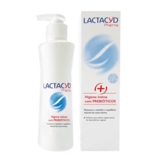 Lactacyd Pharma Prebiótico Gel Higiene Íntima 250ml, gel para higiene íntima à base de prebióticos, que ajudam a fortalecer a microflora natural da zona íntima.