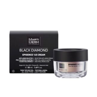 Martiderm Black Diamond Epigence 145 Cream, de cuidado diário, foi concebido para reprogramar a pele e atrasar os sinais do envelhecimento