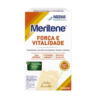 Nestlé Meritene Batido 15 Saquetas, com a idade, frequentemente sentimos sensação de fadiga, cansaço e falta de energia,