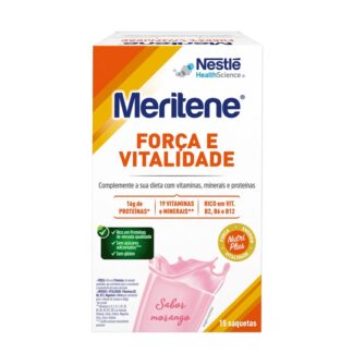 Nestlé Meritene Batido Morango 15 Saquetas, com a idade, frequentemente sentimos sensação de fadiga