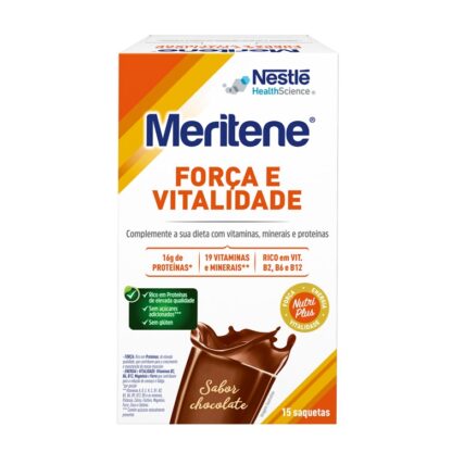 Nestlé Meritene Batido 15 Saquetas, com a idade, frequentemente sentimos sensação de fadiga, cansaço e falta de energia