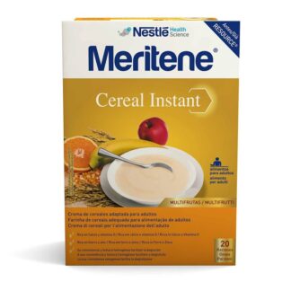 Nestlé Meritene Cereal Instant Multifrutas 2x300gr, é um alimento nutritivo rico em cereais para uma alimentação equilibrada