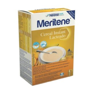 Nestlé Meritene Cereal Instant Lacteado MultiFrutas 2x500gr, creme de cereais, para adultos, com leite rico em cálcio, ferro, ácido fólico, vitaminas B6, B12 e fonte de vitamina D.