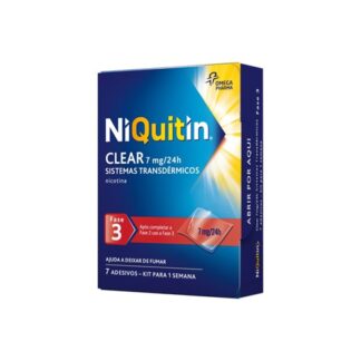 NiQuitin Clear Pensos 7mg - Fase 3 - 14 Dias