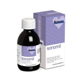 Sonomil é um suplemento alimentar útil nas situações em que se procura obter uma redução da hipercinésia ligeira e moderada, assim como das perturbações menores do sono da criança.