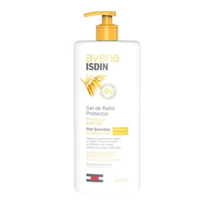 Isdin Avena Gel Banho Protetor 750ml, higiene, cuidado e proteção das peles sensíveis, tanto de adultos como de crianças.