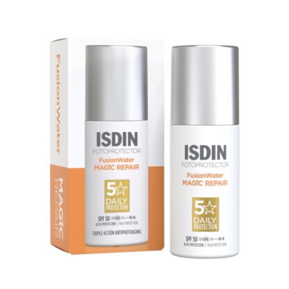 Proteja e rejuvenesça a sua pele com o Isdin Fotoprotector Fusion Water Magic Repair SPF50 50ml,