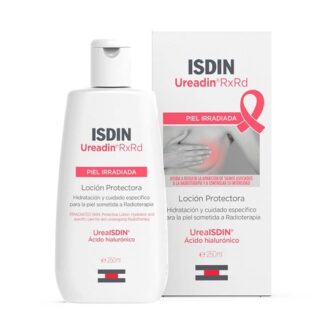 Isdin Ureadin Rx Rd Loção Hidratante 250ml, aumenta em 50% a probabilidade de manter a pele saudável após a radioterapia.