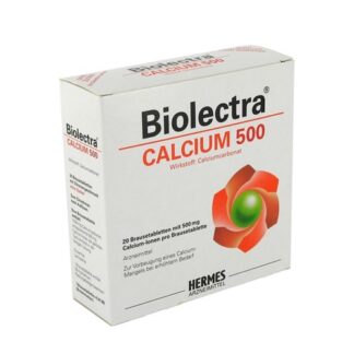 Biolectra Calcium 20 Comprimidos