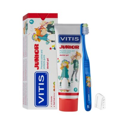 Vitis Junior Gel Dentífrico 75ml, os produtos de higiene oral para crianças dos 6 aos 12 anos.