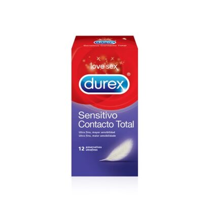 Durex Sensitivo Contacto Total 12 Preservativos, é um preservativo ultra fino. Além disso tem uma lubrificação extra para ajudar a aumentar a sensibilidade.