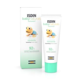 Isdin BabyNaturals Creme Facial Hidratante SPF30 50ml, cuidado e proteção da pele delicada, clara e sensível do bebé
