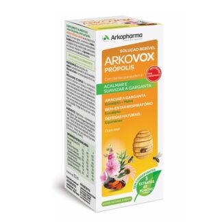 Arkovox Xarope Própolis e Mel 150ml, Suplemento alimentar à base de plantas, própolis e mel
