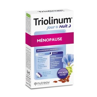 Nutreov Triolinum Dia & Noite 60 Cápsula, a menopausa é frequentemente acompanhada de alguns sintomas como afrontamentos