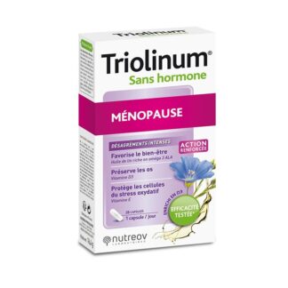 Nutreov desenvolveram Triolinum® Sem Hormonas Intensivo para todas as mulheres que procuram uma solução adaptada aos desconfortos intensos da menopaus
