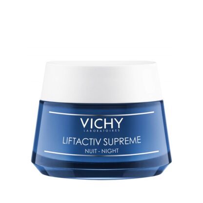 Vichy Liftactiv Supreme Noite 50ml Cuidado antirrugas noite e firmeza integral para um efeito "lifting" duradouro