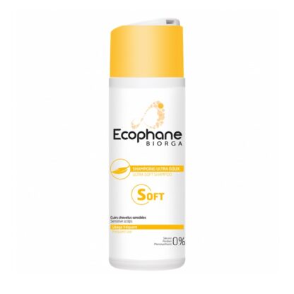 Ecophane Champô Ultra Suave 200ml, adaptado a todos os tipos de cabelos, incluindo nas pessoas com o couro cabeludo sensível,