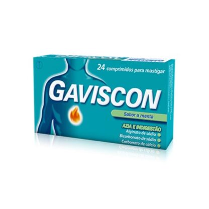 Gaviscon Sabor Menta 24 Comprimidos Mastigáveis