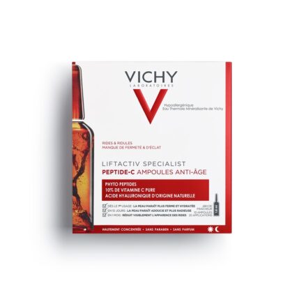 Vichy Liftactiv Liftactiv Specialist Peptide-C Ampolas 30x1,8 ml uma inovação anti-idade para todos os tipos de rugas e falta de luminosidade.