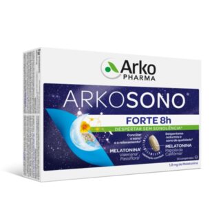 Descubra uma noite de sono restaurador com Arkosono® Forte 8H, o suplemento alimentar inovador da Arkopharma