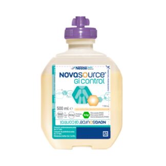 Nestle Novasource GI Control Solução Oral Baunilha 500ml, dieta completa com fibra solúvel (GGPH*) para prevenção e controlo da diarreia