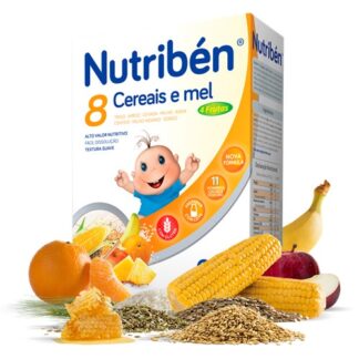 Nutribén 8 Cereais e Mel 4 Frutas Não Lácteo 300gr