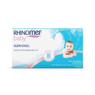 Rhinomer Baby Narhinel Soro Fisiológico 20 Monodoses PharmaScalabis