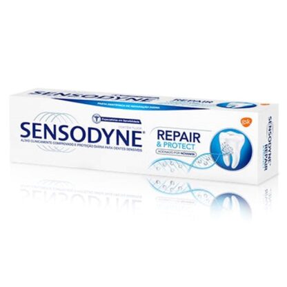 Sensodyne Repair & Protect Pasta Dentífrica 75ml, com o seu ingrediente ativo NOVAMIN, constrói uma camada protetora
