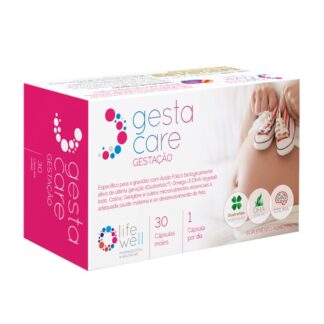 GestaCare Gestação 30 Cápsulas, é uma suplementação de referência internacional, desenvolvida especificamente para o período da gravidez.