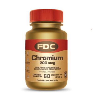 O FDC Chromium possui 200mcg de crómio por cápsula e contribui para o normal metabolismo dos macronutrientes e para a manutenção de níveis normais de glicose no sangue.