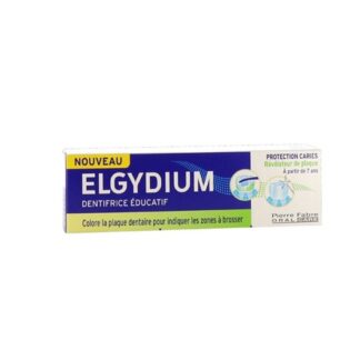 Elgydium Junior Gel Dentífrico Proteção de Cáries 50ml, para uma melhor proteção dos primeiros dentes definitivos das crianças partir dos 7 anos. 
