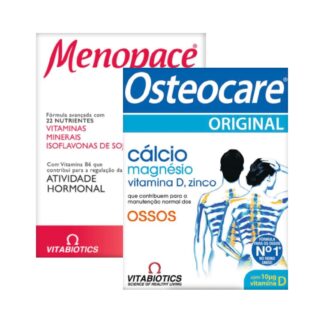 Menopace Original Menopausa 30 Comprimidos + Osteocare Original 30 Comprimidos