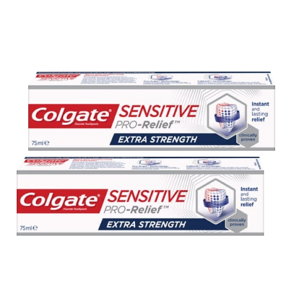 Colgate Sensitive Pro-Alívio Branqueamento 2x75ml, o dentífrico Colgate® Sensitive Pro-Alívio Branqueamento Ativo proporciona uma proteção reforçada contra a sensibilidade dentária